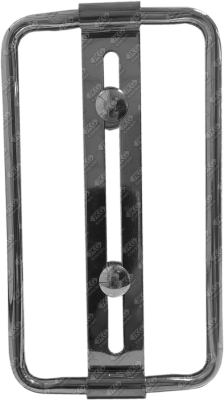 Houderplaat BSF staand chroom