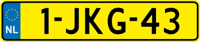 Kentekenplaat 27.1