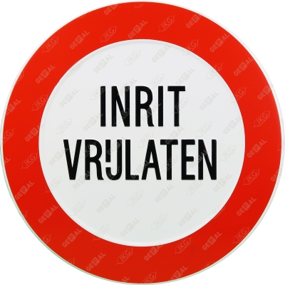 Inrit vrijlaten