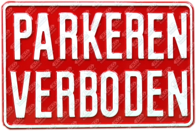 Parkeren verboden (vierkant)