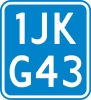Kentekenplaat 31.1