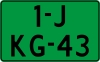 Kentekenplaat 27.12