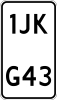 Kentekenplaat 30.7