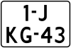 Kentekenplaat 27.26
