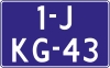 Kentekenplaat 2.1