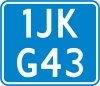 Kentekenplaat 30.4